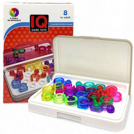 Логічна гра "IQ Puzzle", ігрове поле, 12 деталей, фото 1