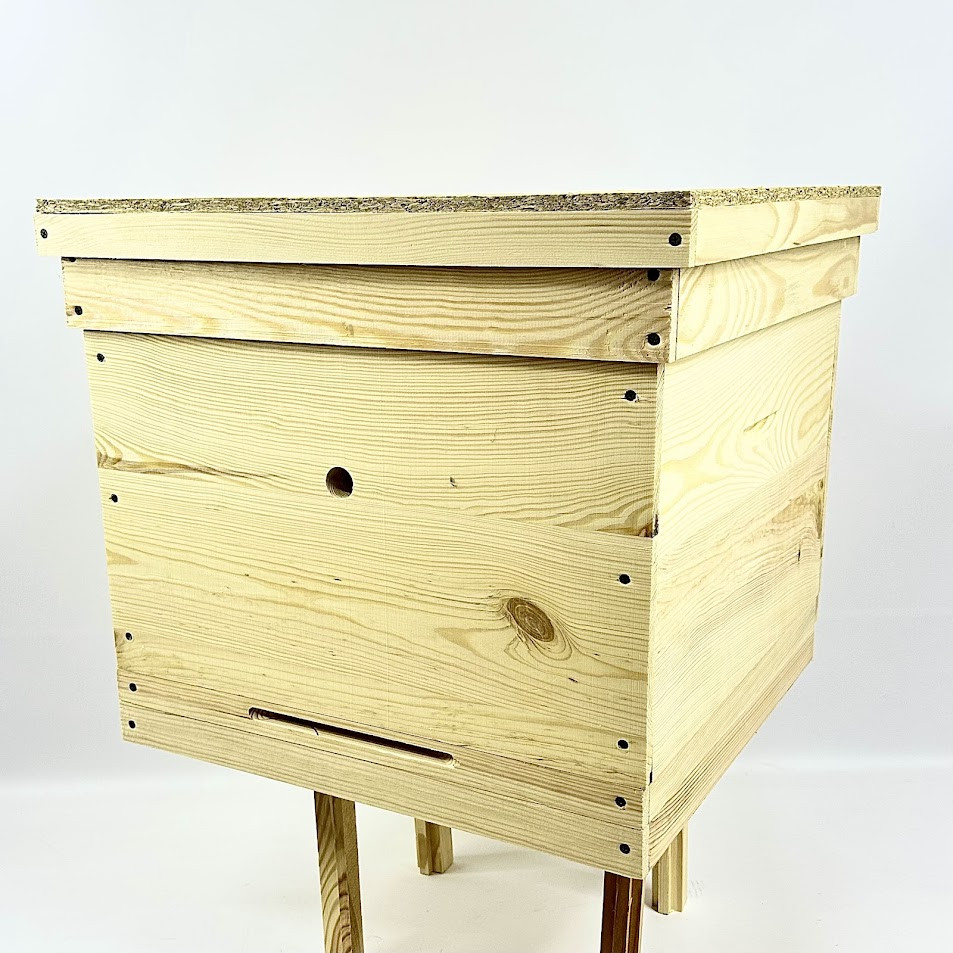 Вулик дадан 12- рамковий 1 корпус з гігієнічним дном, фото 1