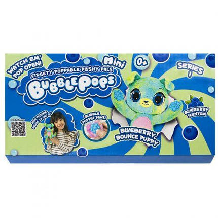 М’яка іграшка з ароматом "Bubble Pops міні. Чорничне цуценя" (20 см), фото 2