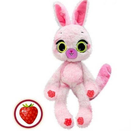 М’яка іграшка з ароматом "Bubble Pops міні. Полуничне зайченя" (20 см), фото 1