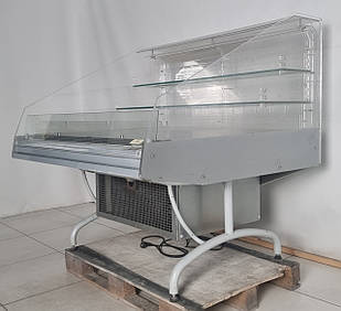 Холодильна промо-вітрина «ISA» 1.28 м., (Італія), (+4° +8°), викладка 96 см., Б/у