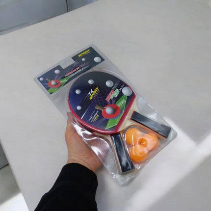 Набір ракеток для настільного тенісу, 3 м"ячики, фото 2