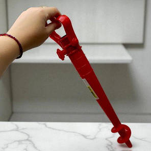 БУР ДЛЯ ПІСКУ, КРІПЛЕННЯ ПАРАСОЛЬКИ, 38 cм (СИНІЙ), фото 3