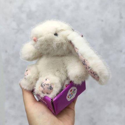 Мяка іграшка Plush and Co ЗАЙЧИК (ВИД 1) 16 см з вушками, фото 2