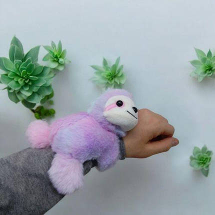 М’яка іграшка браслет-ломашка "Лінивець", фото 2