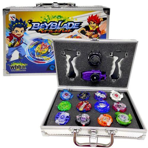 Набір бейблейдів у валізі