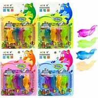 Тренажер для письма силіконовий Дельфін 4 шт