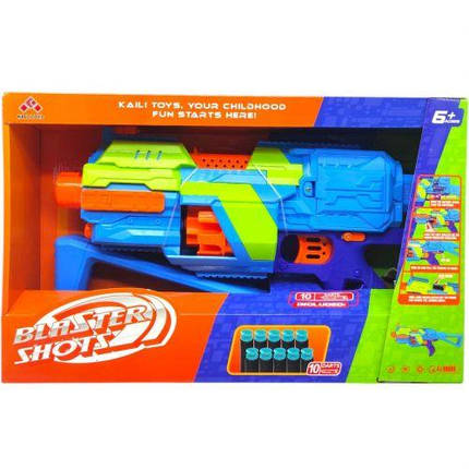 Бластер з патронами на присосках, фото 1