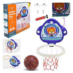 Набір 2 в 1 "Ракета" - баскетбол і кільцекид, звук, табло