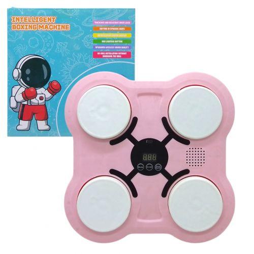 Бокс електронний, дитячий, музика, світло, Bluetooth (рожевий)