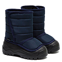 Дитячі чоботи зимові дутики на хутрі для хлопчика Oldcom Frozzy сині розмір 22-29
