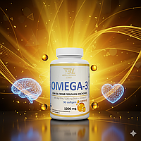 Омега-3 + Вітамін Е BodyPerson Labs Omega 3 90 капсул