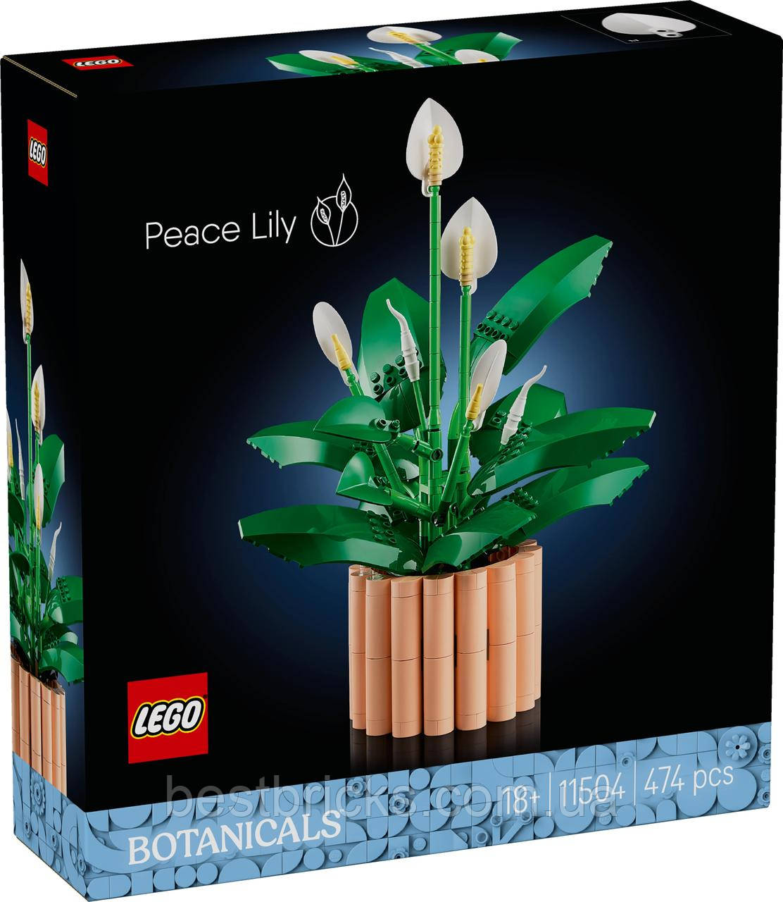 Конструктор Lego Botanicals Cпатифілум 11504, фото 1
