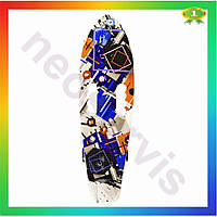 Toys Пенні борд Bambi Neo Lux колеса PU, що світяться, для дітей 68х20 см скейтборд з LED підсвічуванням 25Neo-ss