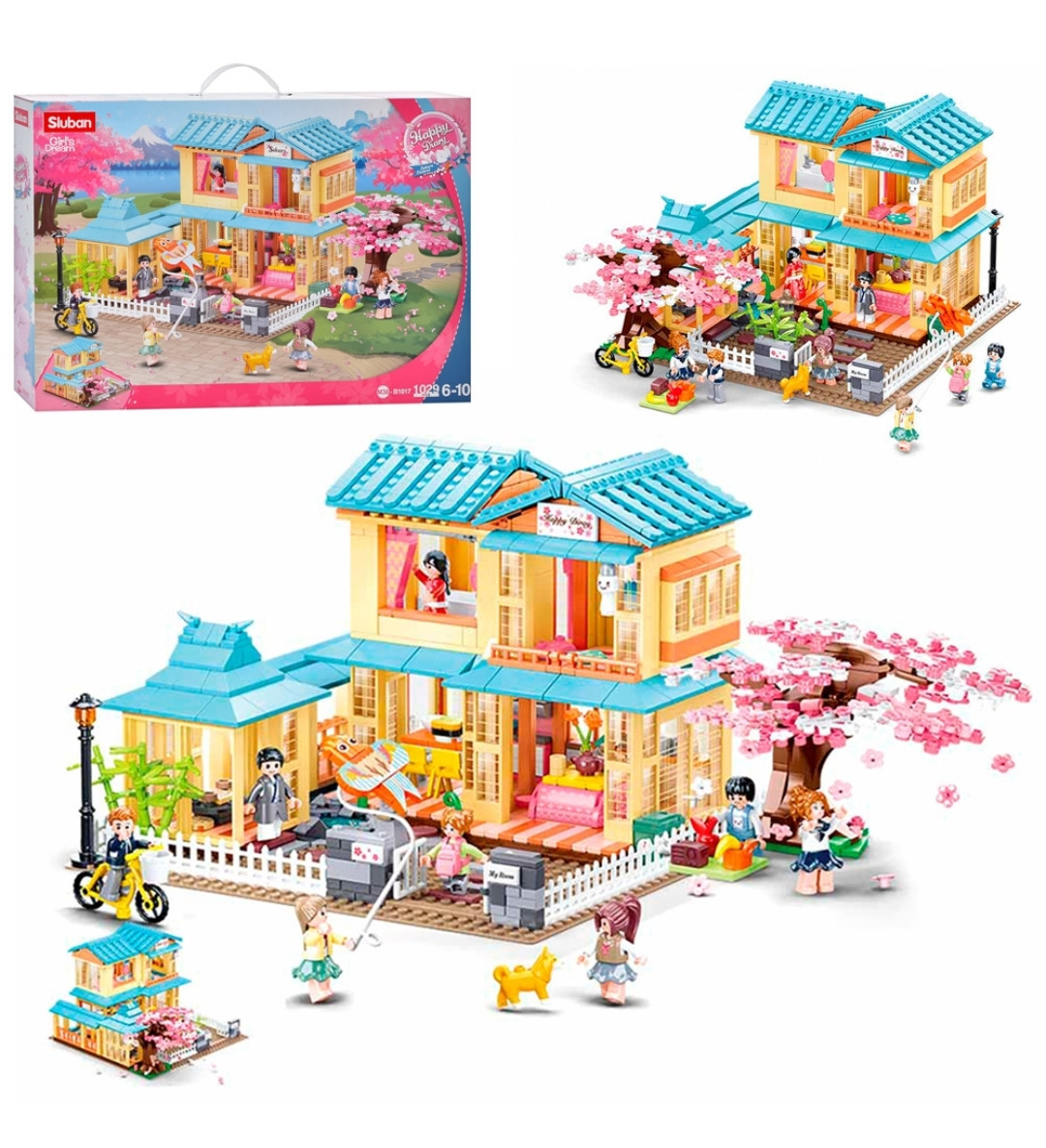 Конструктор Sluban M38-B1017 Будинок мрії Сакура 1021 деталь, фото 1
