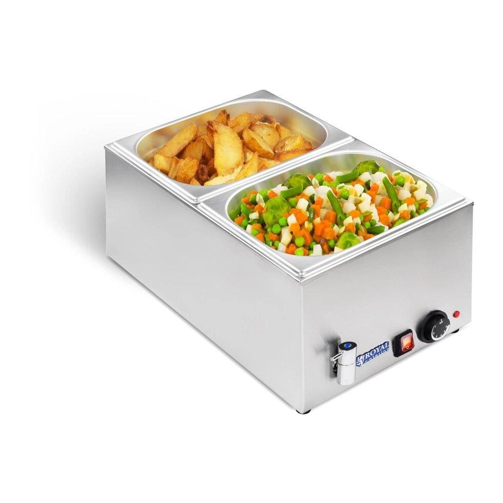 Мармит - 2 x GN 1/2 - кран Royal Catering (-)