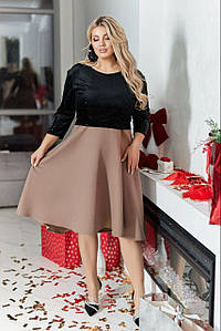 Сукня жіноча з кишенями ошатна 1059кк батал р.48-58 New