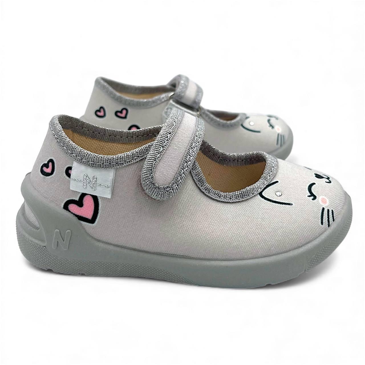 Дитячі текстильні капці для дівчинки Waldi 20-25р, фото 1