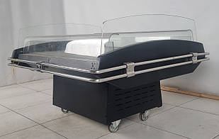 Холодильна промо-вітрина «Технохолод Вірджинія» 1.4 м., (Україна), (+4° +8°), викладка 87 см., Б/у