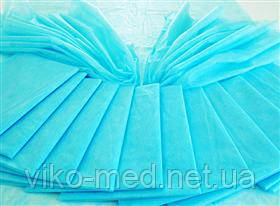 Покриття операційне для кесаревого розтину 300х160 з адгезивним отвором 15х15 , ламінований спанбонд, стерильне, фото 1