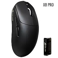 Миша Attack Shark X8 PRO бездротова, ігрова PAW3395PRO з 8K Receiver — Чорний