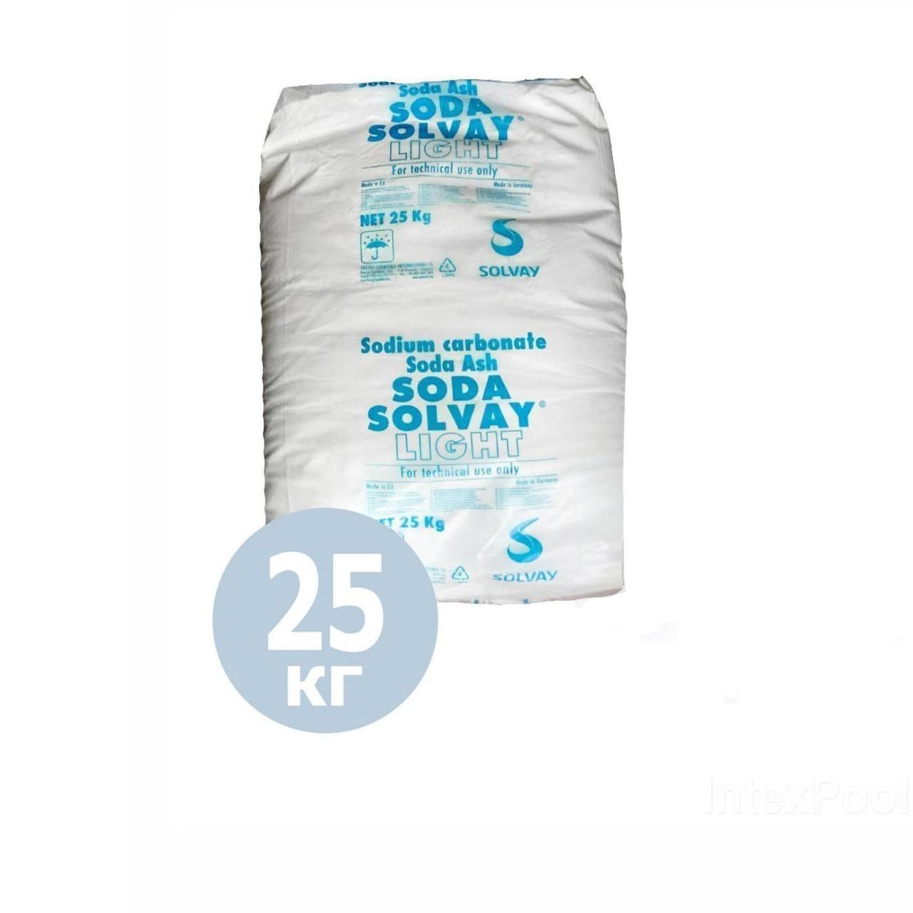 PH+ плюс для басейну Solvay 80027. Засіб для підвищення рівня pH (Німеччина) 25 кг