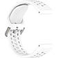 Ремінець силіконовий для годинника Amazfit Bip 6 22 мм білий, фото 4