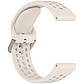 Ремінець силіконовий для годинника Amazfit Bip 6 22 мм кремовий, фото 4