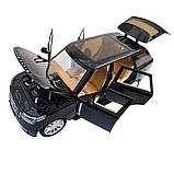 Машинка метал Range Rover L460 рендж ровер 1:24 чорний світло звук 20,5*7*7см (RS-15526), фото 4