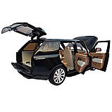 Машинка метал Range Rover L460 рендж ровер 1:24 чорний світло звук 20,5*7*7см (RS-15526), фото 8