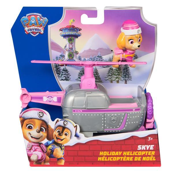 Paw Patrol Holiday Helicopter Skye Щенячий патруль святковий рятувальний гелікоптер з водієм Скай, фото 1