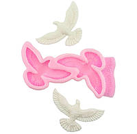 Силіконовий молд Блакитні "Один вдома"