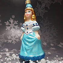 Скляна ялинкова іграшка Крижана Принцеса Snegka Poland, фото 3