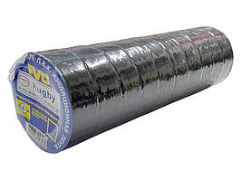 Стрічка ізоляційна Rugby "UNIVERSAL" чорна 17ммх10м (10 шт.)