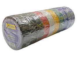 Стрічка ізоляційна Rugby "UNIVERSAL" асорті 17ммх10м (10 шт.)