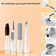 Набір для чищення гаджетів і аксесуарів 20в1, комплект щіток для чищення клавіатур, навушників і електроніки, фото 7