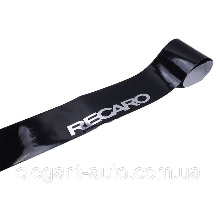 Наліпка лобове скло чорна 140*1320 "RECARO"