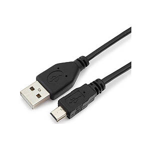Кабель USB AM mini BM 5pin, 3.0 м, чорний B00436 (Чорний)