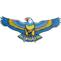 Наліпка "Орел" 9*20 см Жовто-синя (1шт) мала