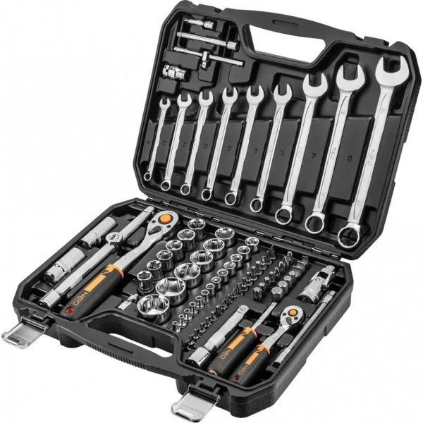 Набір змінних головок NEO TOOLS (82 шт., 1/2) (10-059), фото 1