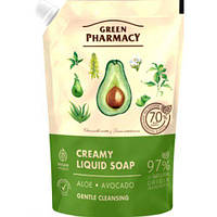 Рідке мило "Алое та авокадо Green Pharmacy" дой-пак 460 мл