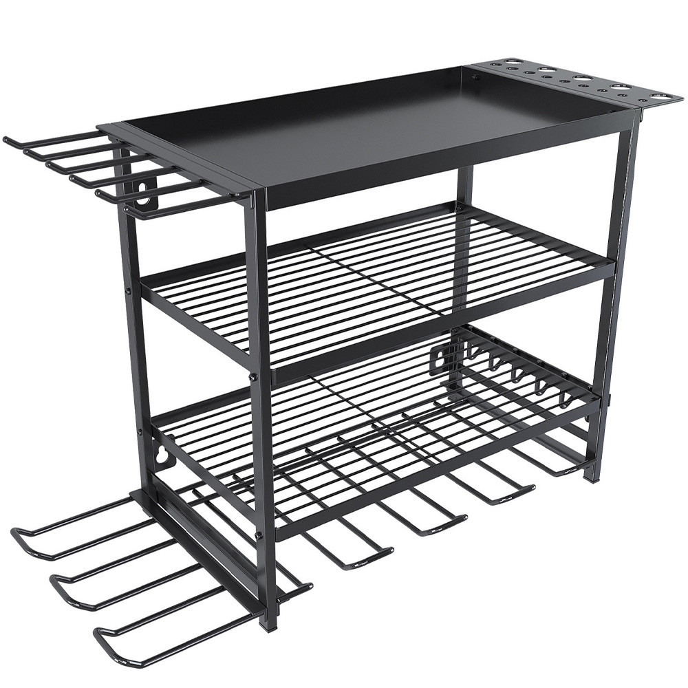 Полиця-органайзер для інструментів 3 рівня, 63,5x42,5х24,5 см, MZY-859 / Органайзер-стелаж для інструментів, фото 1