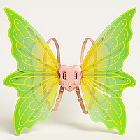 Карнавальний костюм Крила Феї з підсвічуванням, від батарейок (62х61см) / Крила дитячі / Електричні крила