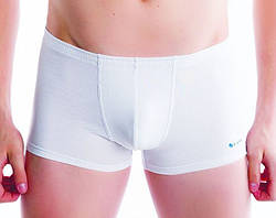 Чоловічі труси шорти однотонні Lans 07/005 білі (розміри: M-4XL)