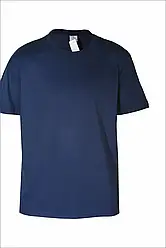 Футболка чоловіча однотонна Lans 12/003 бавовна темно-синя (розміри: M,3XL,4XL)