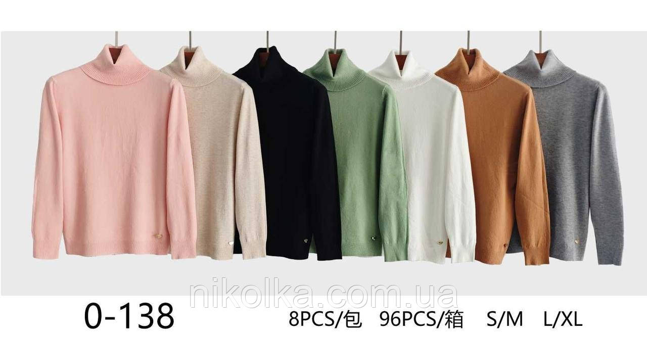 Водолазка жіноча оптом, S/M-L/XL рр., арт. Si-0-138, фото 1