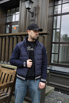 👕 Moncler Padded Cotton Cardigan Navy Blue M