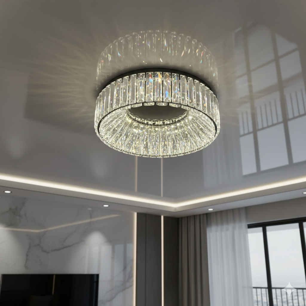 Стельова люстра Linisoln 100W 20м² колір Хром 9896-400, фото 1