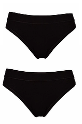 Набір жіночих трусиків 2 шт сліпи спорт Lans 27/004 (розміри: S-3XL) чорні