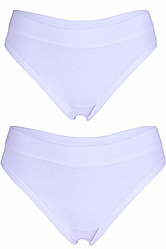 Набір жіночих трусиків 2 шт сліпи спорт Lans 27/004 (розміри: S-3XL) білі